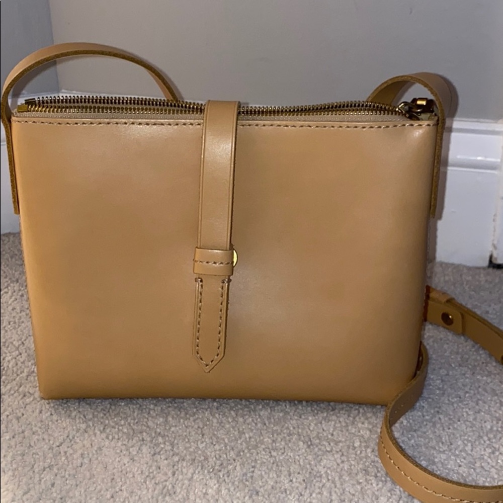 Tan crossbody bag